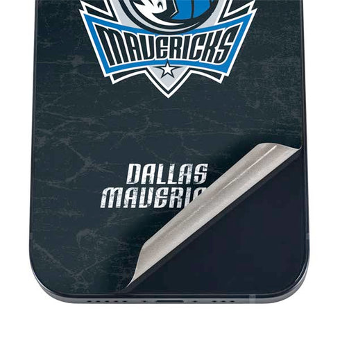 NBA Dallas Mavericks Black Primary Logo iPhone 17 Pro Skin
